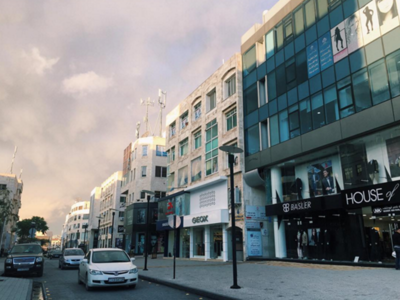 A neighborhood near Seventh Circle in Amman, Jordan. (Albawaba)