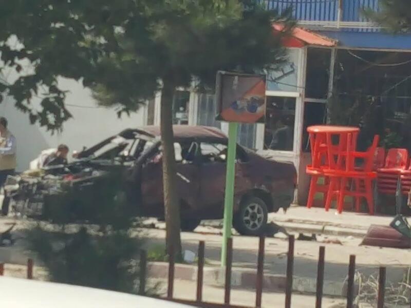 A magnetic bomb attached to a car exploded in Kabul, injuring two. (Twitter)