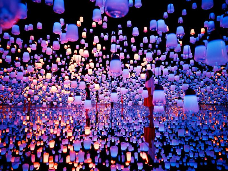 The Amazing Mori Digital Art Museum is located in Tokyo, Japan. (Twitter)