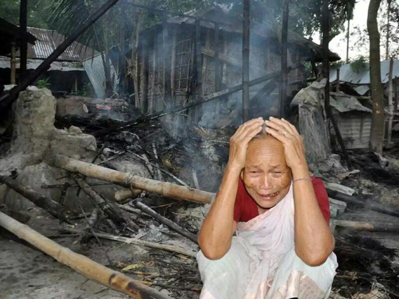 A Hindu village in Bangladesh has been attacked over a Facebook post allegedly insulting the Muslim Prophet Muhammad (Twitter)