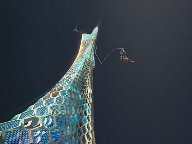 Bungee jumping
"Everest" tower for base/bungee jumping (Twitter)