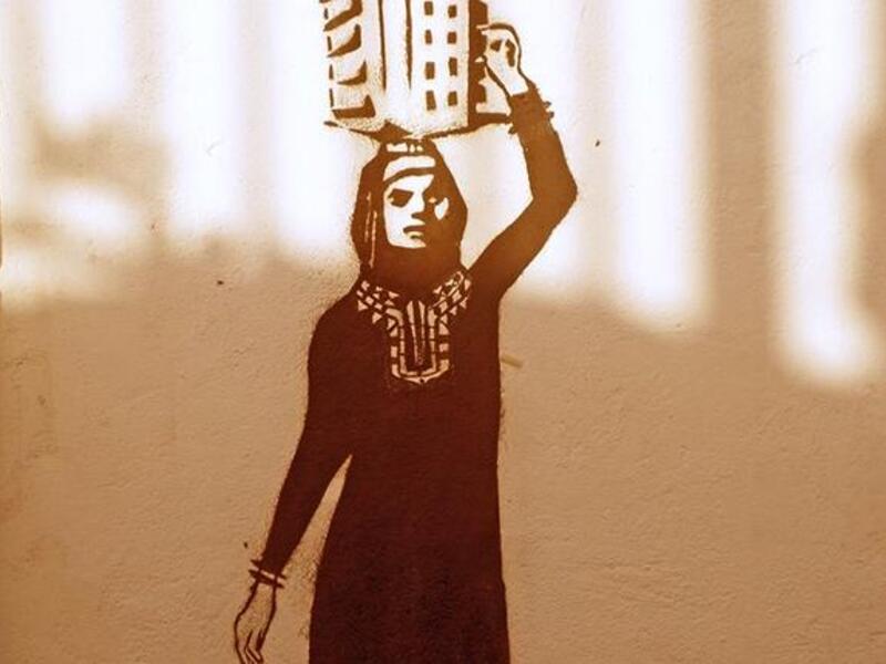 Kaizer's latest work, "The City Lady". (image from his facebook page)