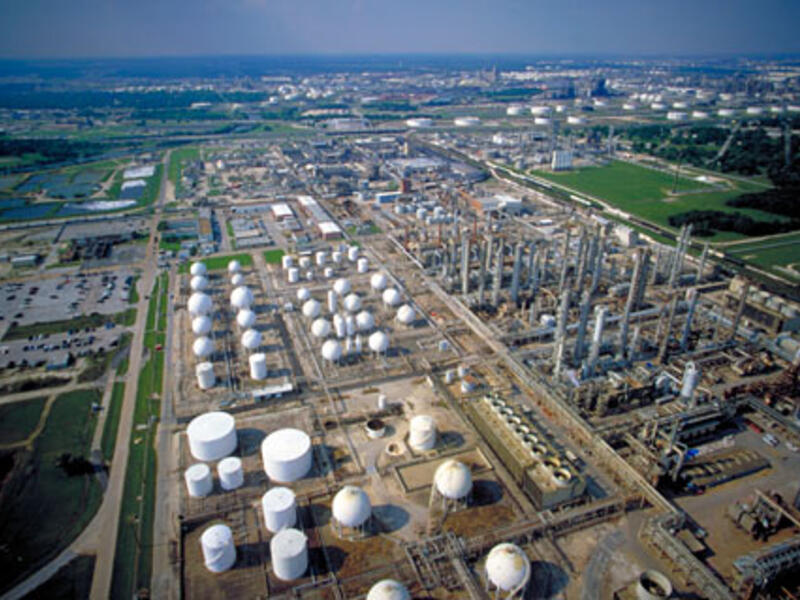 Port Arthur Refinery in Houston, which will be solely controlled by Saudi Refining Inc after the breakup of Motiva. (AFP/File)