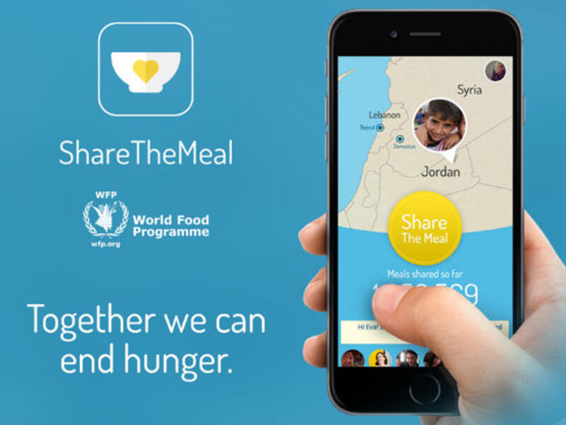 With a donation as small as 50 cents, WFP can provide a child with nutritious food for a whole day. (UN Multimedia)