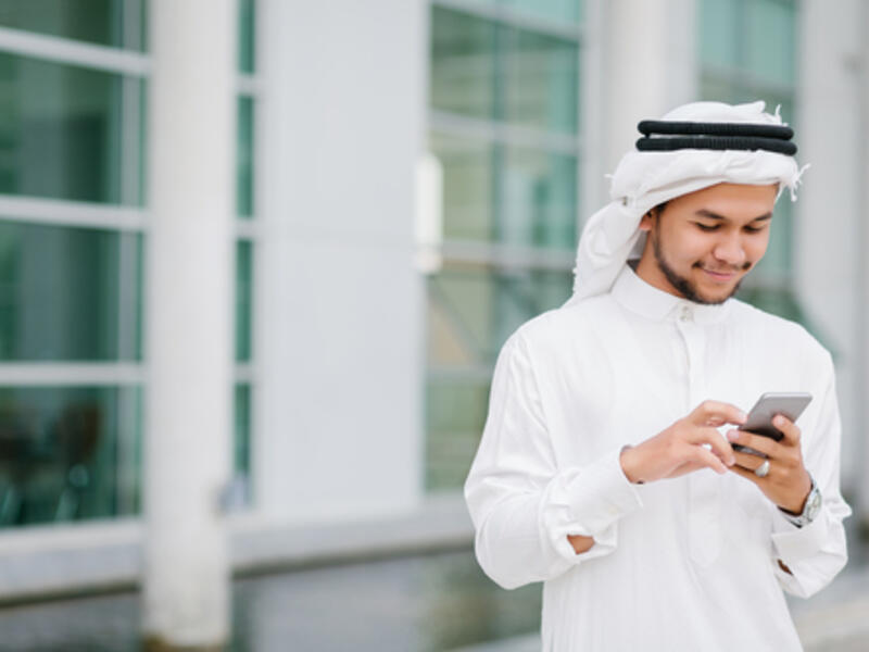 A recent study conducted by Google highlighted that the UAE ranked number one in global smartphone penetration at 73.8 percent. (Shutterstock)
