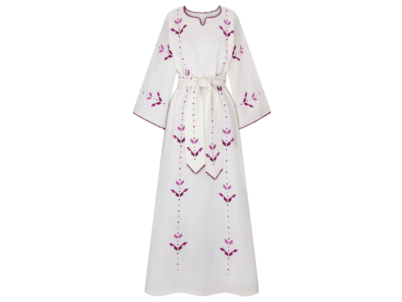 Mairik, by designer Janet Karapetian, is an Armenian kaftan brand that is reviving 2,000 year old hand-embroidery techniques infused with Scandinavian simplicity and adapting them to modern day trends by infusing Scandinavian simplicity.