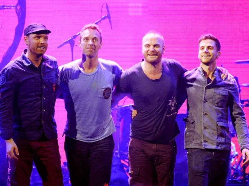 Coldplay at a concert (AFP/File)