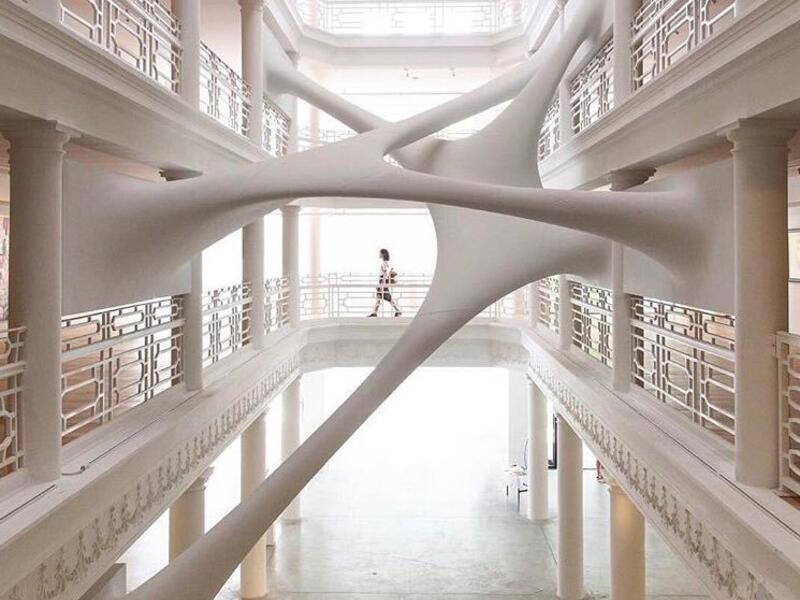 The Moore Building, located in the heart of the Design District in Miami, is an historic venue was built in 1921 as the furniture showroom space for Moore and Sons (Twitter)