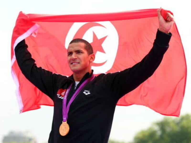 Oussama Mellouli swims to Olympic Gold for Tunisia at London 