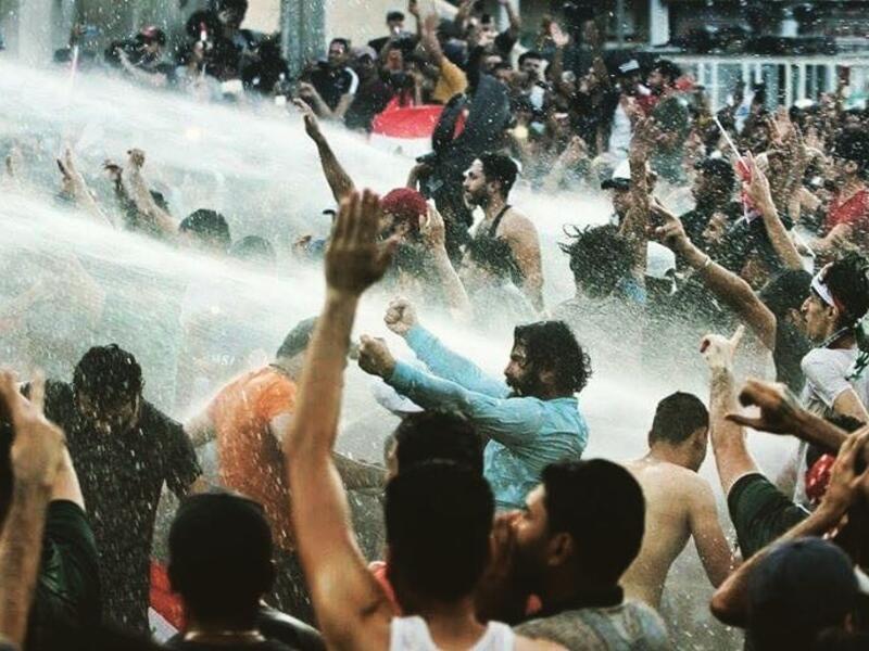 Protest in Iraq (Twitter)