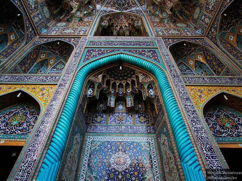 Marvelous mosque in the heart of the Holy Shrine, the Gosharshad mosque (Twitter)