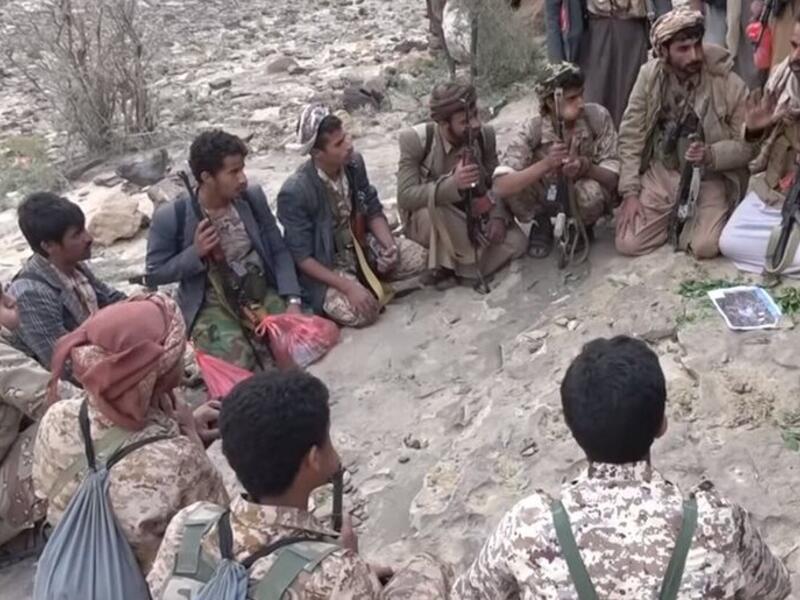 Houthi fighters (Twitter)