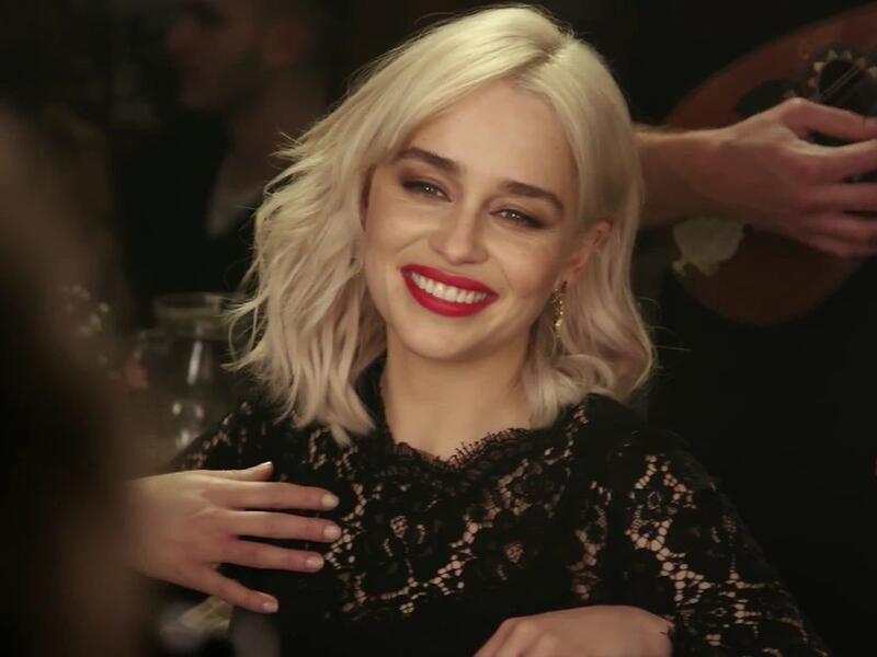 Emilia Clarke in a new Dolce & Gabbana campaign (Twitter)
