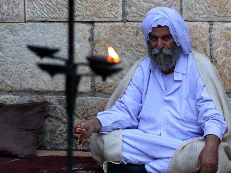 Yazidis in northern Iraq celebrating the Festival of Assembly (Twitter)