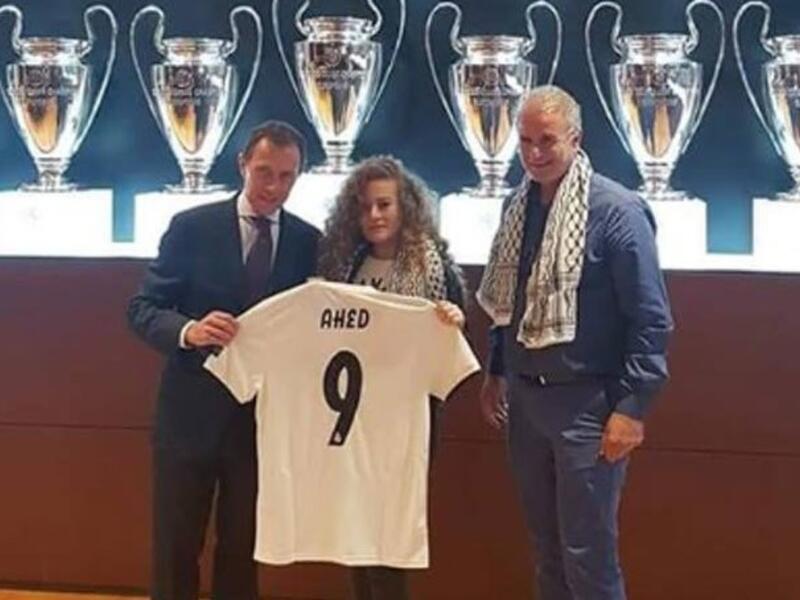 Real Madrid Honors Ahed al-Tamimi  (Twitter)