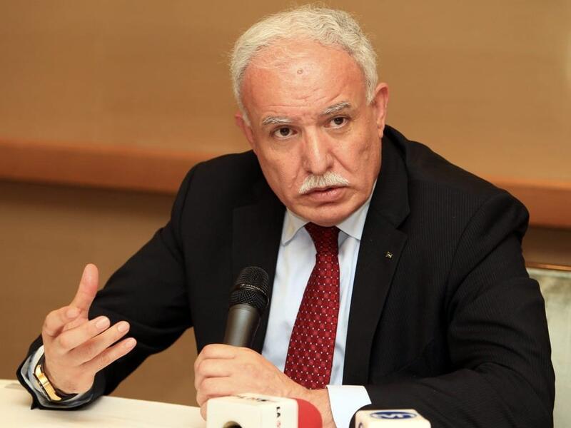 Palestinian Foreign Minister Riyad al-Malki  (Twitter)