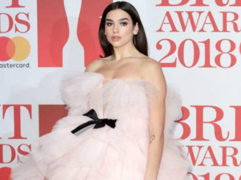 The British-Albanian star made history as she became the first female in the history of the Brits to be nominated for five awards. (Source: Dua Lipa - Instagram)