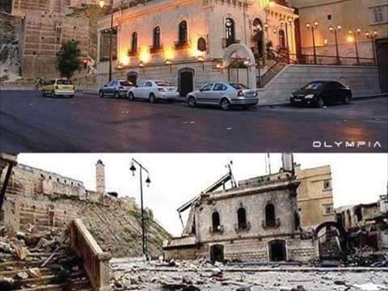 Syria in 10 years as the war continues. (Twitter)