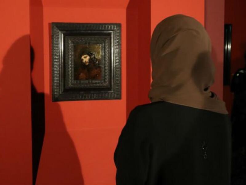Louvre Abu Dhabi has acquired a rare oil sketch by renowned Dutch artist Rembrandt van Rijn. (Twitter)