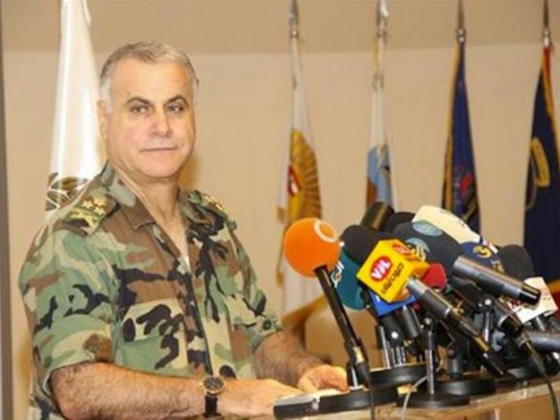 Lebanese Army Commander General Jean Kahwagi (Lebanese Army Website, HO)