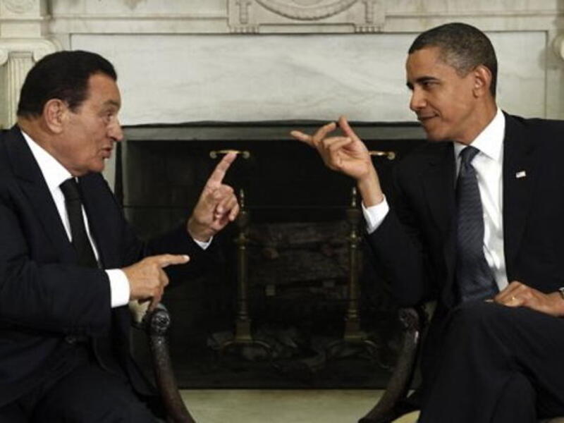 Mubarak and Obama