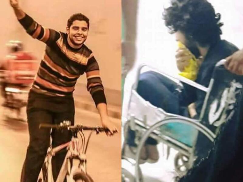 Khaled Sahloub, a journalist detained in al-Aqrab prison, suffers from medical problems (Twitter)
