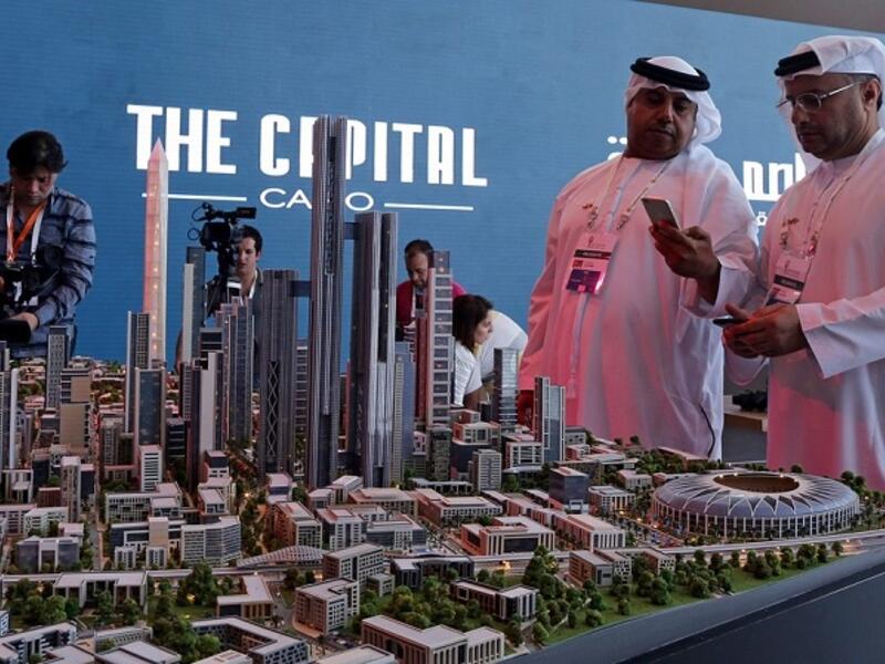 The new capital is one of a series of mega-projects announced by President Sisi designed to attract foreign investment and create jobs. (EPA/Khaled Elfiqi)