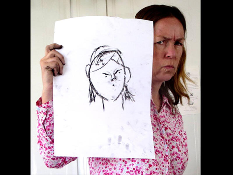 The graphic novel format was new to all, so Bradbury taught facial proportions and different means of conveying emotion. Eyebrows dragged downward quickly convey anger, an important insight into storytelling when images replace words. A funny face by the teacher drove the lesson home.




 
