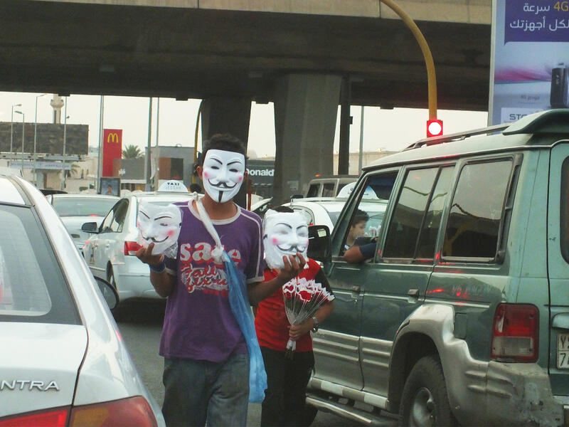 saudi arabia guy fawkes