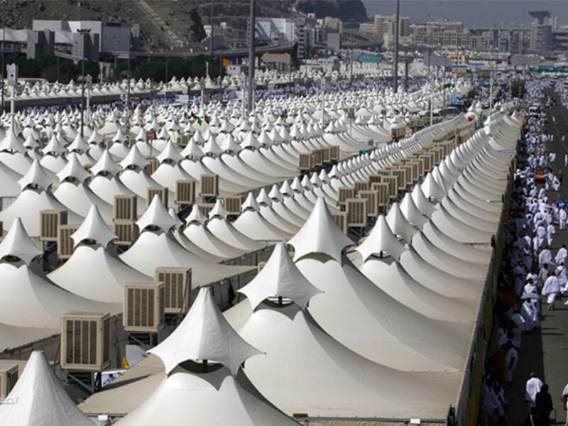 mina tent city mecca hajj pilgrims