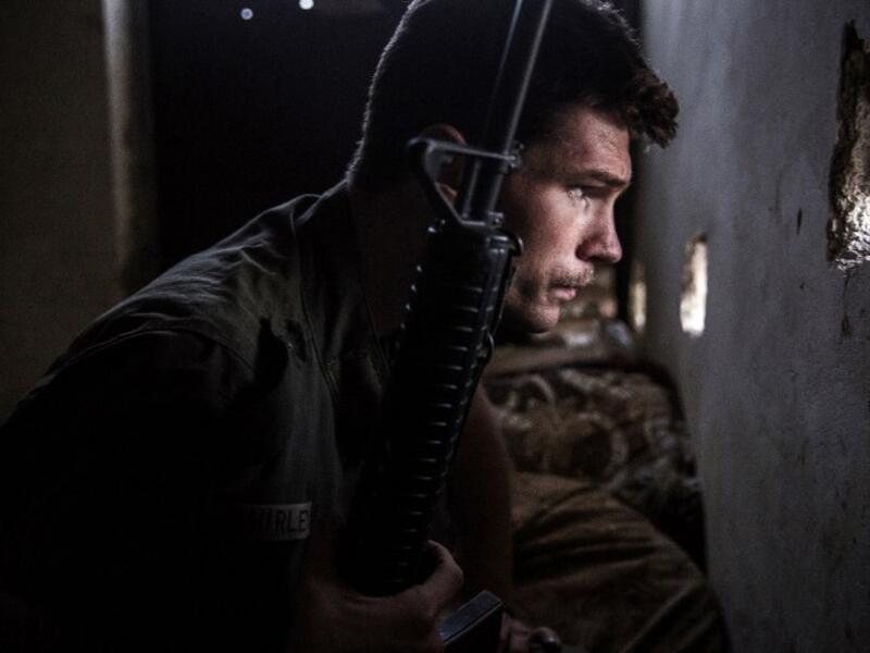 A 23-year old fighter and ex-US marine from the US, nicknamed ‘Hewal Agir,’ guards a look out point during clashes with Daesh fighters in the outskirts of Tal Tamr on April 17, 2015.