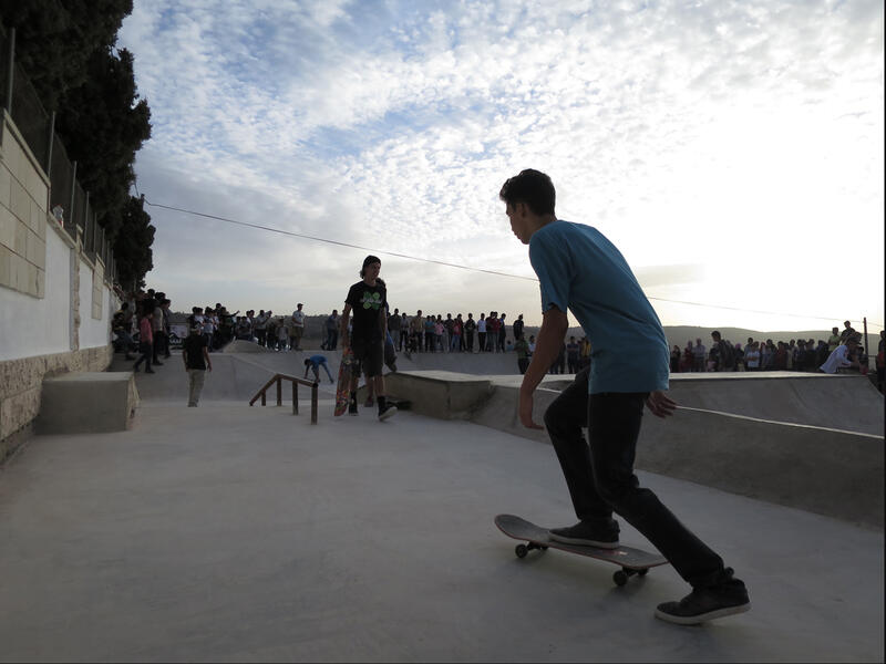 palestine skating skatepark westbank skatepal 