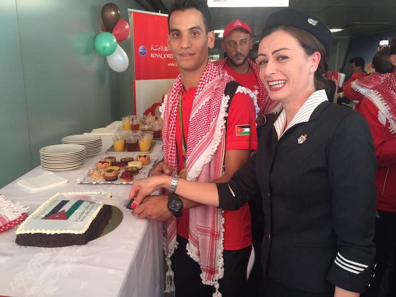 Olympic gold medalist taekwondo champion Ahmad Abughaush 