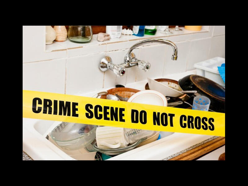 dirty dishes kitchen 