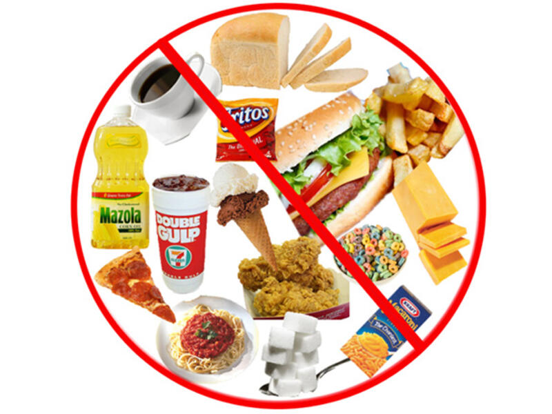 no fatty food unhealthy 