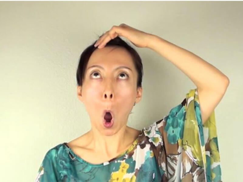 Breathe deep! Try a cooling yoga breathing technique to help lower body heat. Purse your lips and breathe in slowly through your puckered kisser, then exhale through the nose. Mouth-breathing lets your saliva cool the air before it enters your lungs. Not the best look for heat-wave selfies.