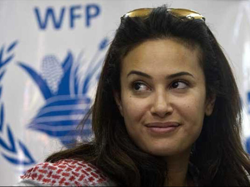 Hend Sabry - The Tunisian film star was appointed “Ambassador against Hunger” for the World Food Programme (WFP) in 2006. She has visited WFP’s programs in Jordan, Lebanon, Egypt and Gaza as well as launched campaigns to support feeding projects in Egypt and Tunisia.
