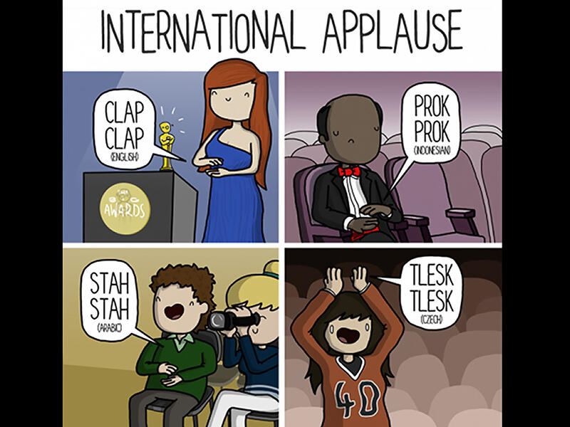 sound of applause in Arabic