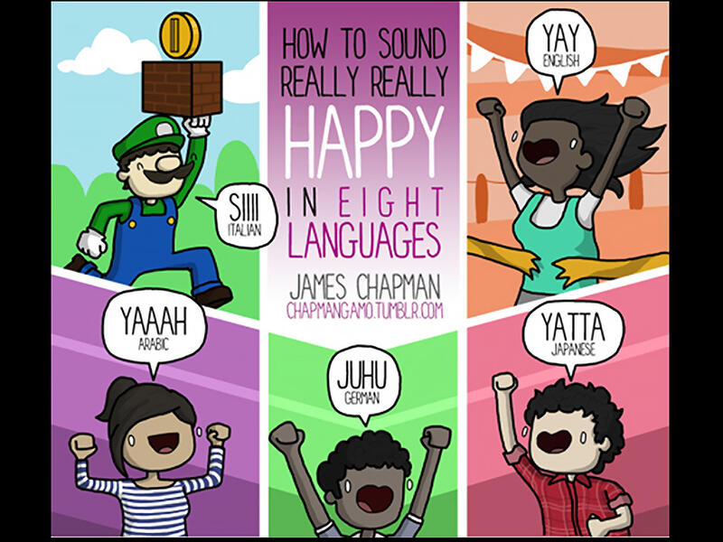 How to sound really happy in Arabic