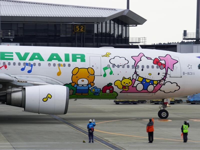Taiwan-based EVA Air launched a Hello Kitty plane. (Shutterstock/ File)