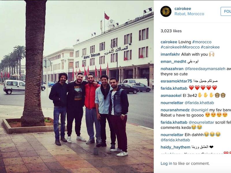 Cairokee in Morocco