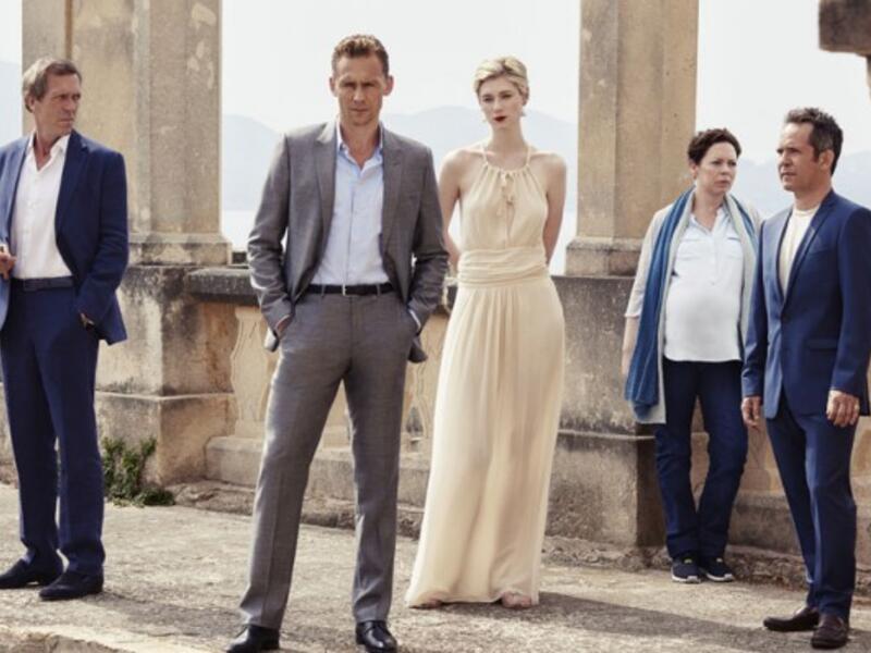 The new series stars Tom Hiddleston, Hugh Laurie, Olivia Colman, Angela Burr and Tom Hollander. (IMDB)