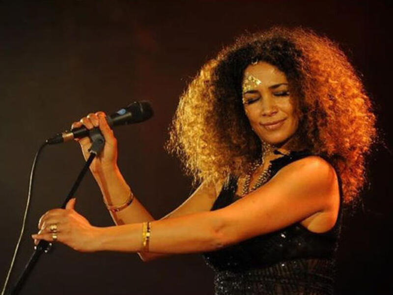 Ghalia Ben Ali performing at Hayy Festival. (Image: Facebook)