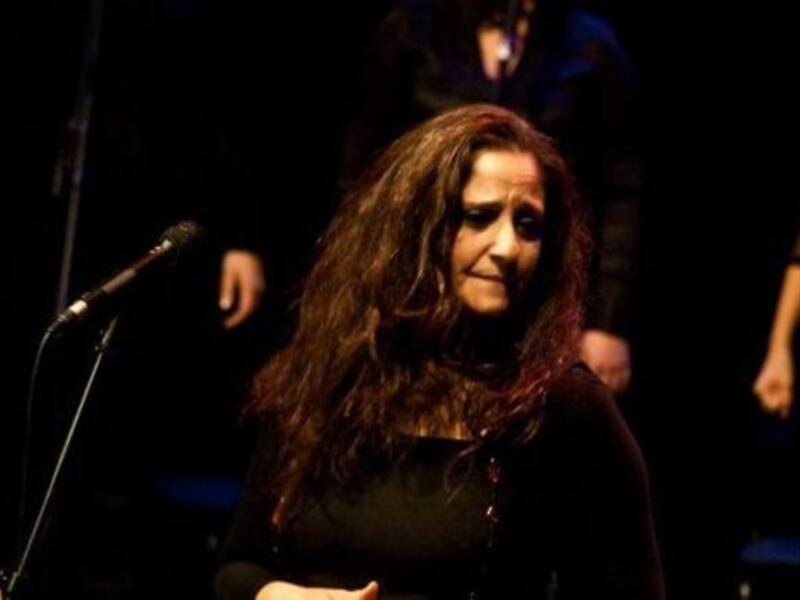 Reem Talhami sings her way through Gaza (Photo courtesy of Reem's facebook)