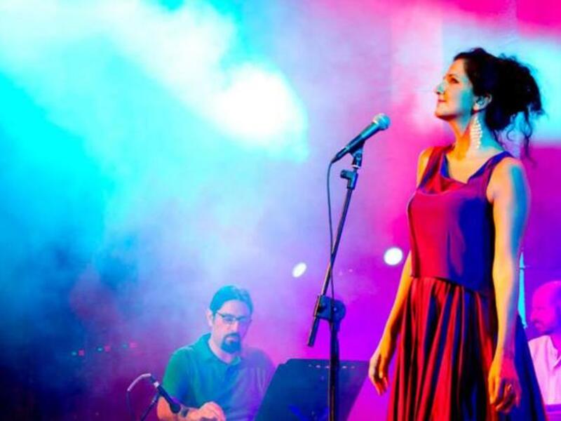 Tania Saleh, performing at the Odeon Theater-Amman earlier this year, will be opening things up at the Beirut Jazz Festival next month. (Image: Facebook)