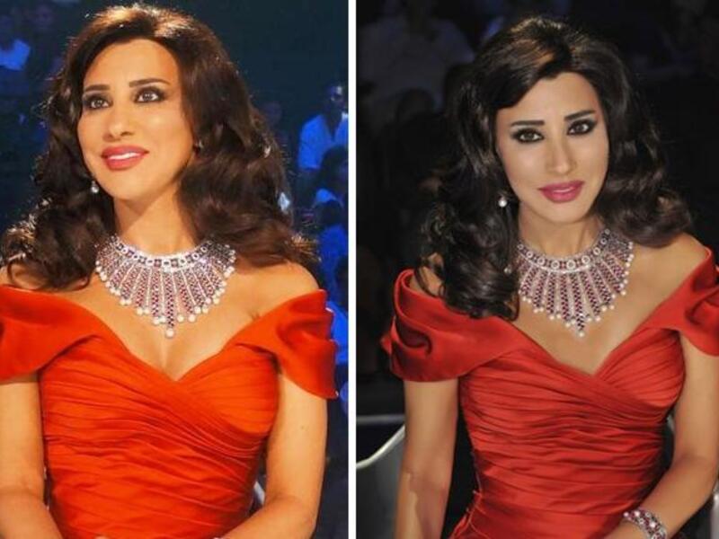 Najwa Karam turned Lady in Red