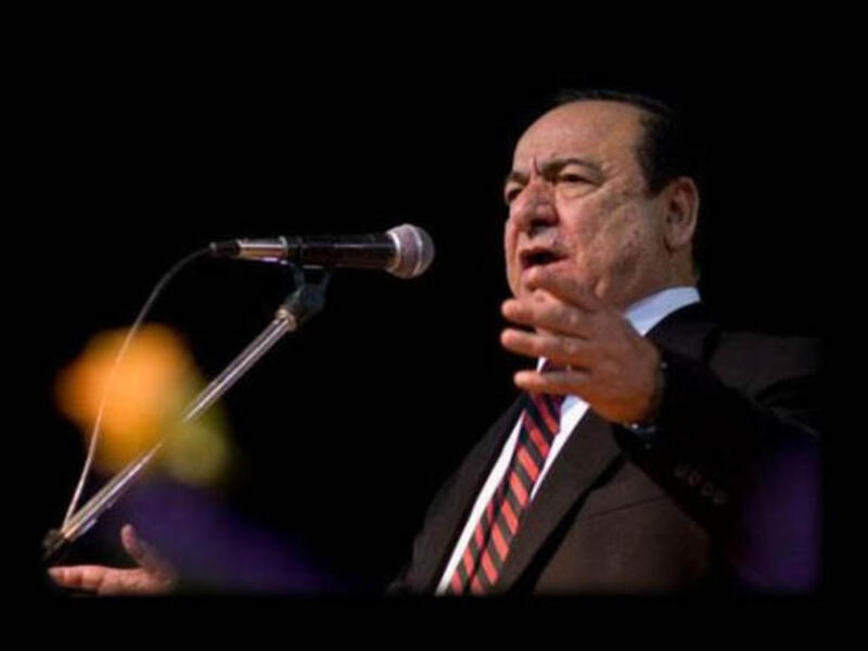 Sabah Fakhri belts out one of his tunes on stage