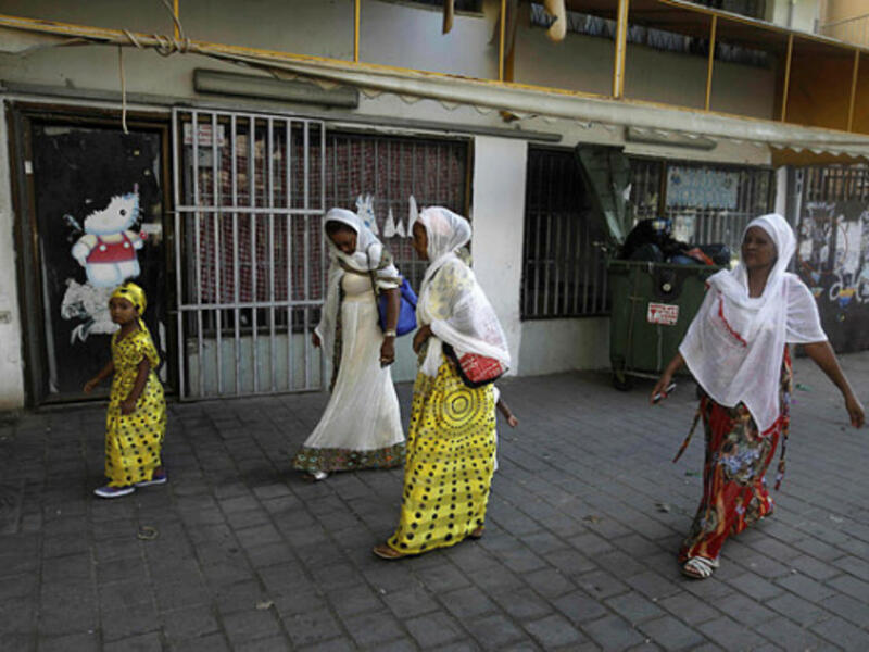According to U.N., there are some 27,000 Eritreans and 7,700 Sudanese in Israel (AFP/File)