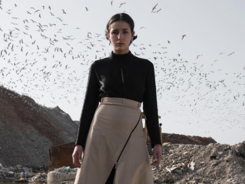 On the other hand Roni Helou is the second winner in the ready to wear category with an environmental focus