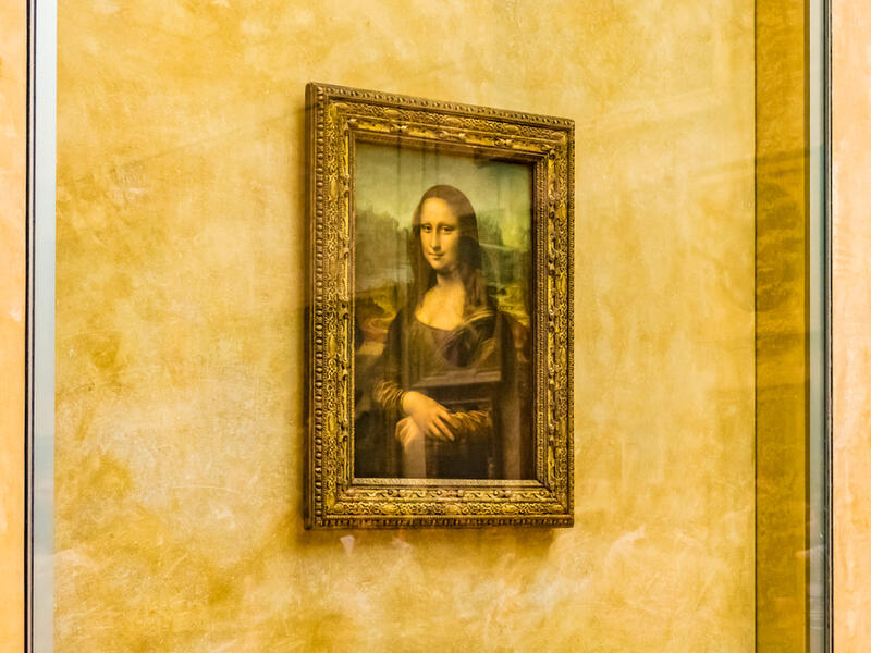 The famous Mona Lisa at the Louvre Museum.  (Shutterstock/ File)